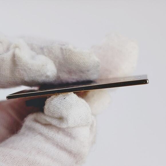 Disney Mickey Mouse Silhouette Black & Gold Rectangle Pin - Picture 4 of 6